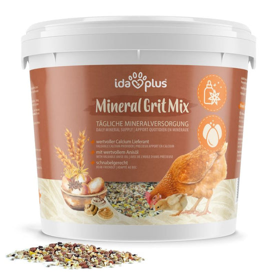 Mineral Grit Mix - zur Verdauung mit Muschelkalk und Quarzsteinchen