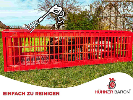 Geflügel Transportbox und einfach zu reinigen von Hühnerbaron.