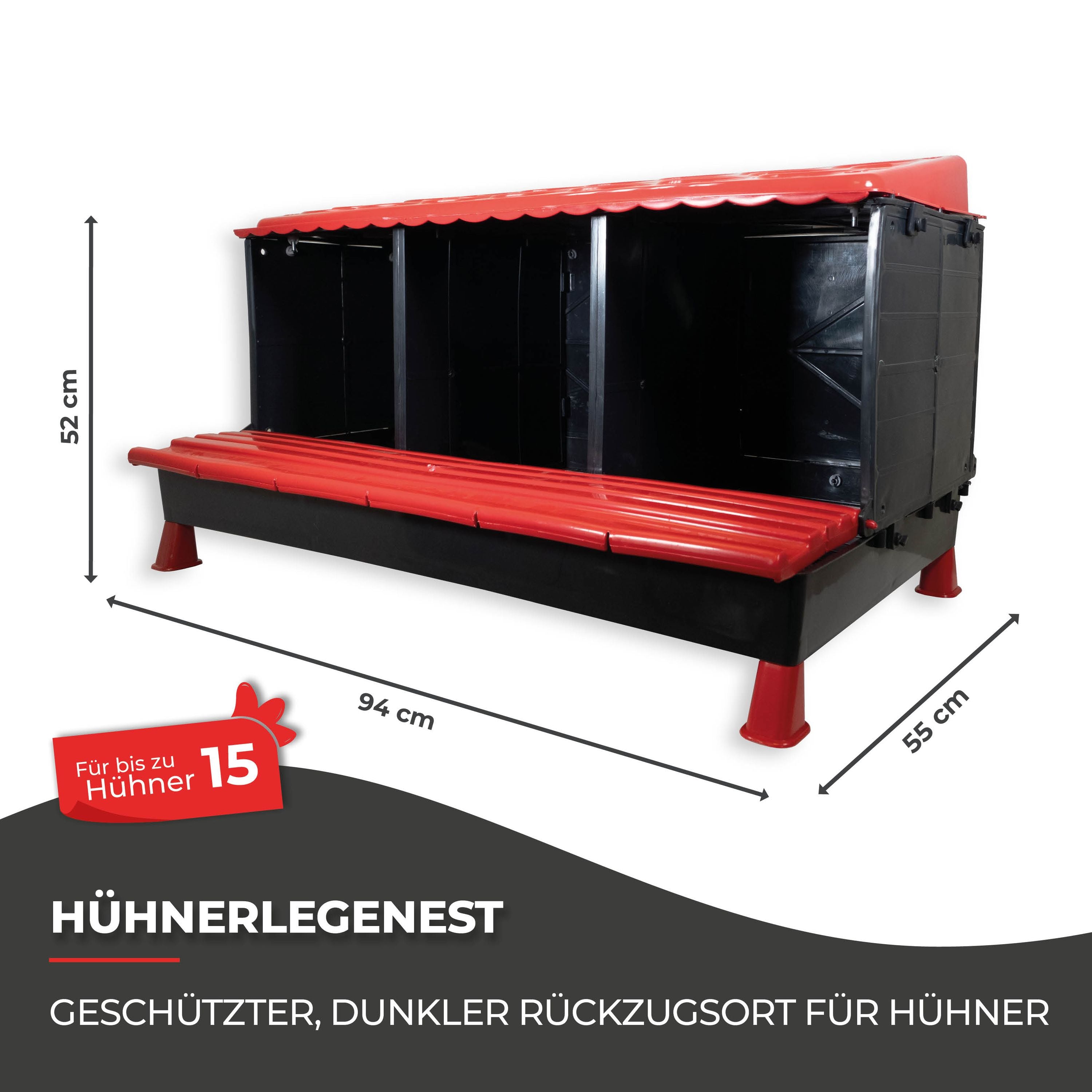 Legenest PIPPA - für bis zu 20 Hühner