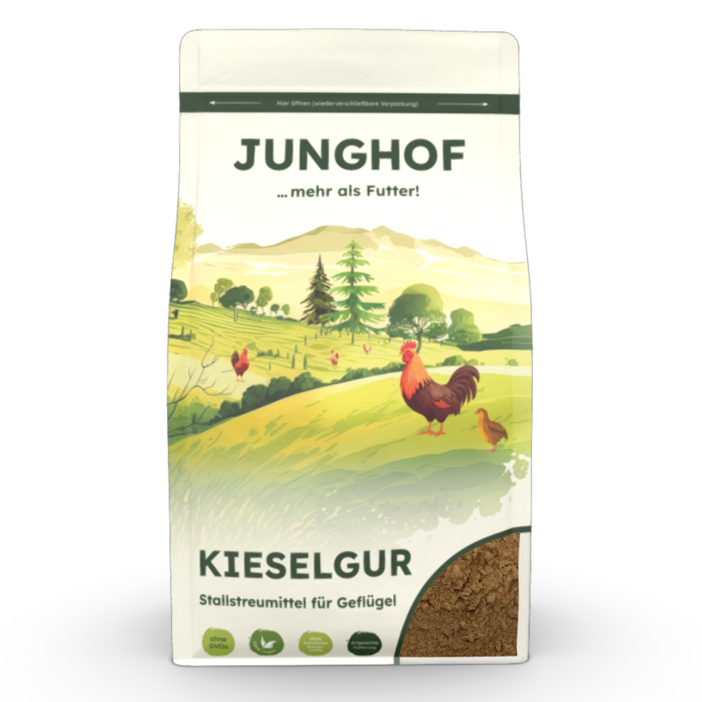 Kieselgur, Pulver für Stall & Sandbad bei Milben- und Schädlingsbefall