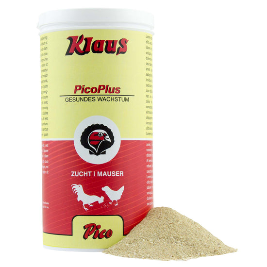 PICOPLUS, Gesundes Wachstum während Zucht & Mauser