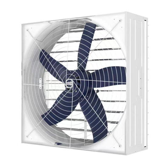 MF50 Stallventilator 127 cm in Boxbauform, 1,5 kW, AC- oder EC-Motor, bis 49.000 m³/h