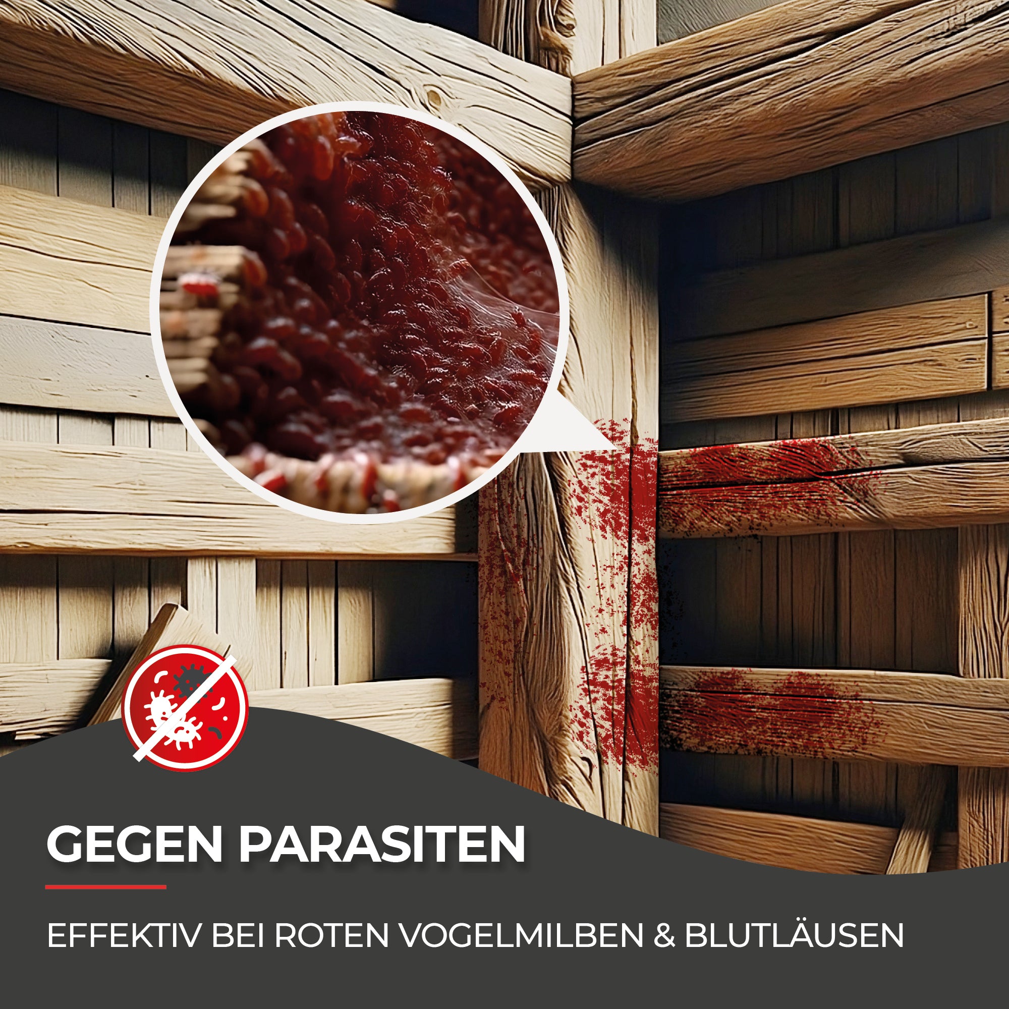 Hühnermilben bekämpfen mit Milbosana® Milbenspray