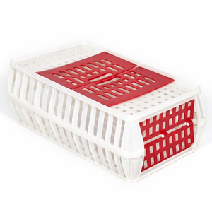 Geflügel Transportbox 85 x 50 x 30 cm, Transportkiste für <12 Hühner