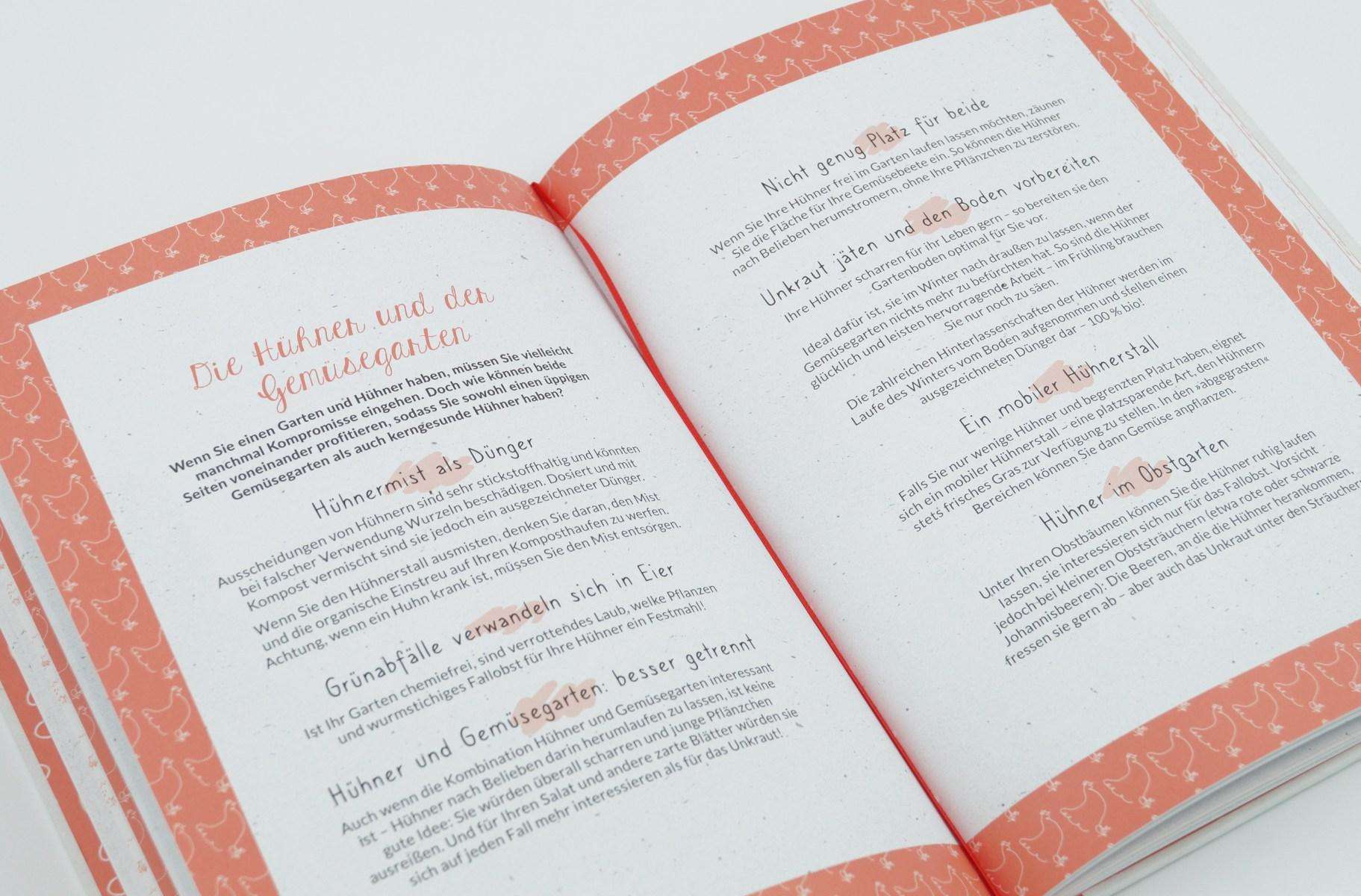 Buch Hühnerglück Beispielseite 2