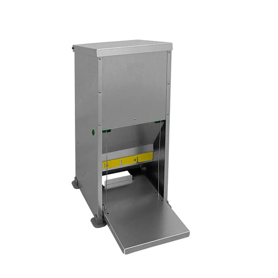 Futterautomat mit Fußpedal, für bis zu 30 kg Futter