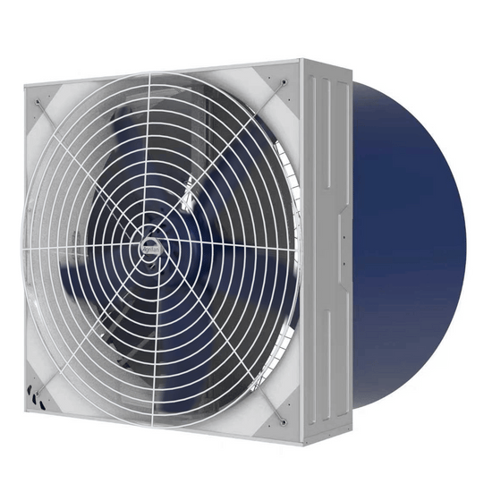 MF50 Stallventilator 127 cm mit Auslasskonus, 1,5 kW, AC- oder EC-Motor, bis 52.200 m³/h