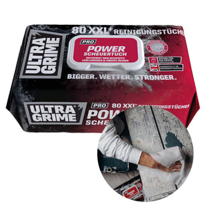 Pro Power Scheuertuch - XXL Premium Feuchtreinigungstücher, gegen extreme Verkrustungen & Fett