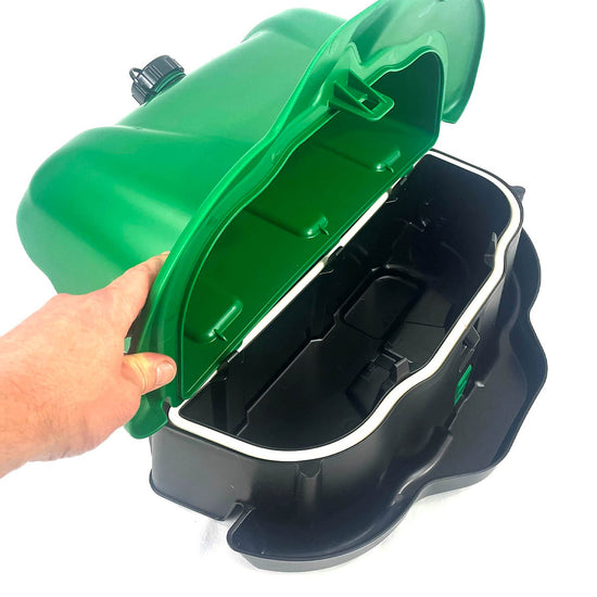 12 Liter Hühnertränke zur Wandmontage – 12 L manuelle Geflügeltränke für Stall und Außenbereich